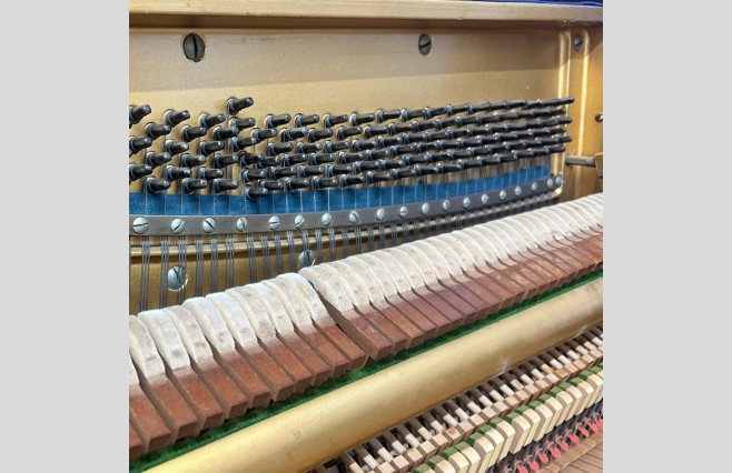 Zender Satin Mahogany Upright Piano, Used - All Inclusive Premium Package (SN:10326) - Image 4